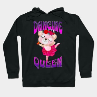 Dancing Queen Ballerina Bear Hoodie